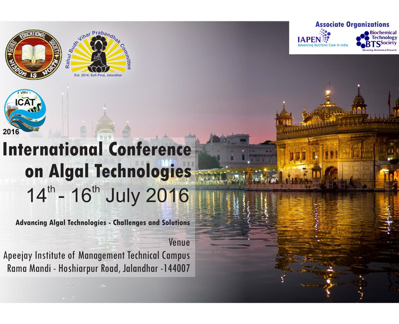 Internatioanl Conference on Algal Technologies